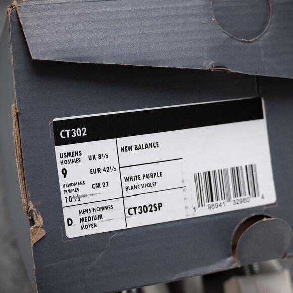 New Balance CT302 NB White Purple Mens 9 Womens 10.5 Platform Shoes CT302SP-D - Picture 2 of 7